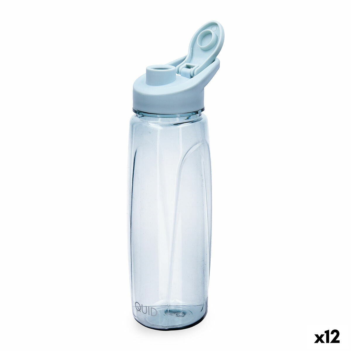 Botella de Agua Quid Quidate Azul Plástico 720 ml (12 Unidades)