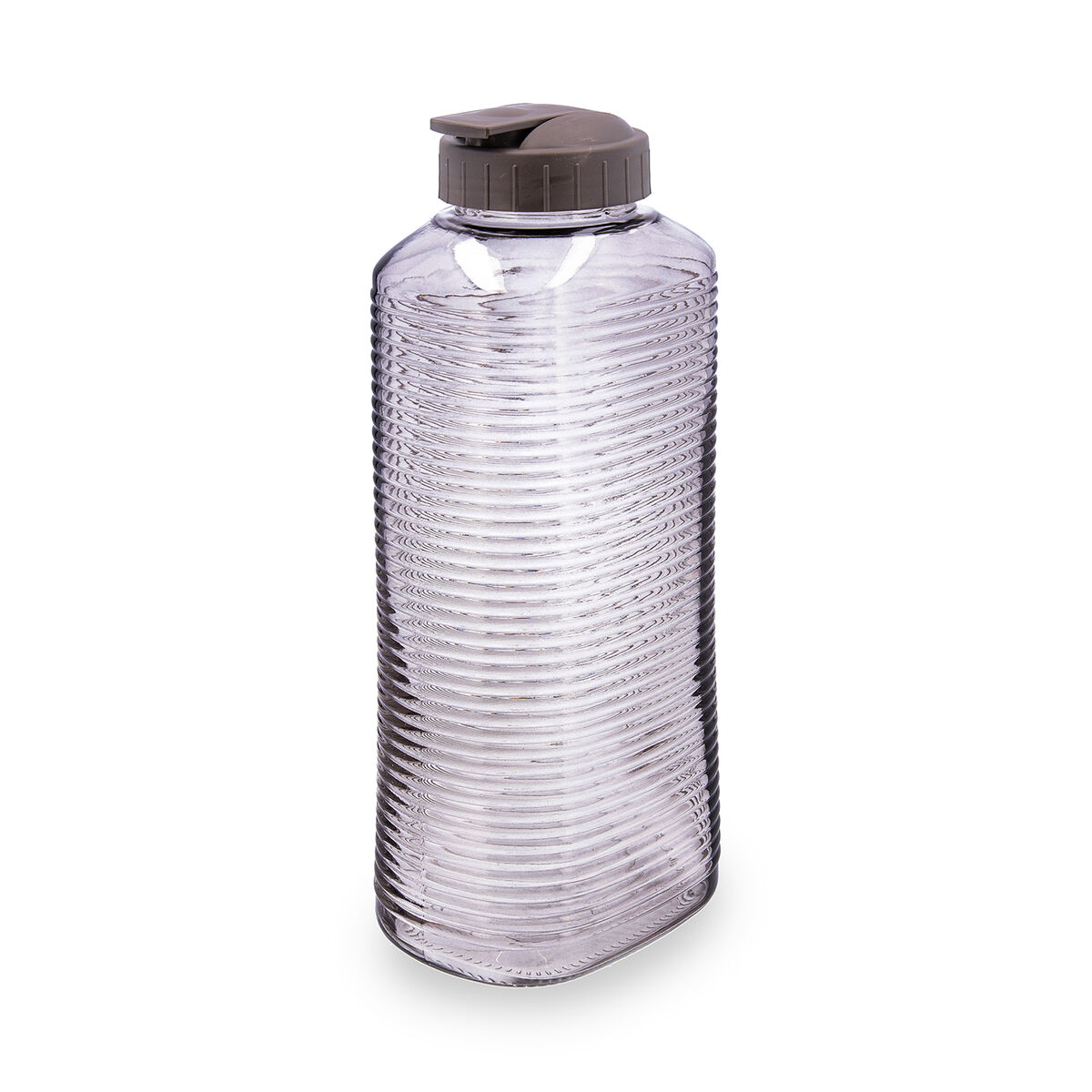 Botella de Agua Quid Velvet Gris Vidrio 1,8 L (6 Unidades)