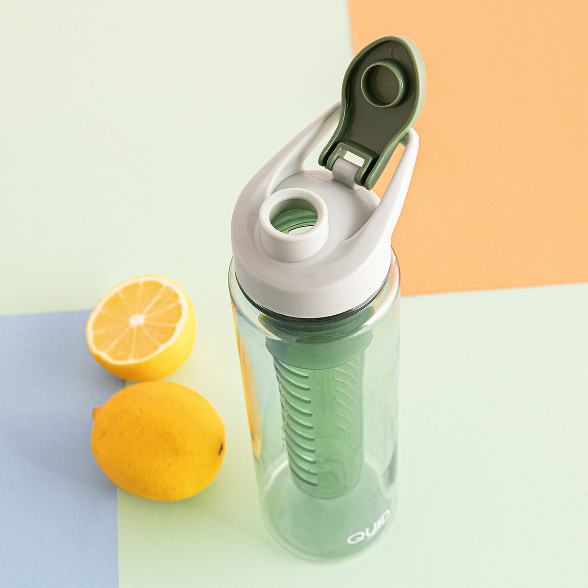 Botella para Infusiones Quid Quidate Verde 700 ml