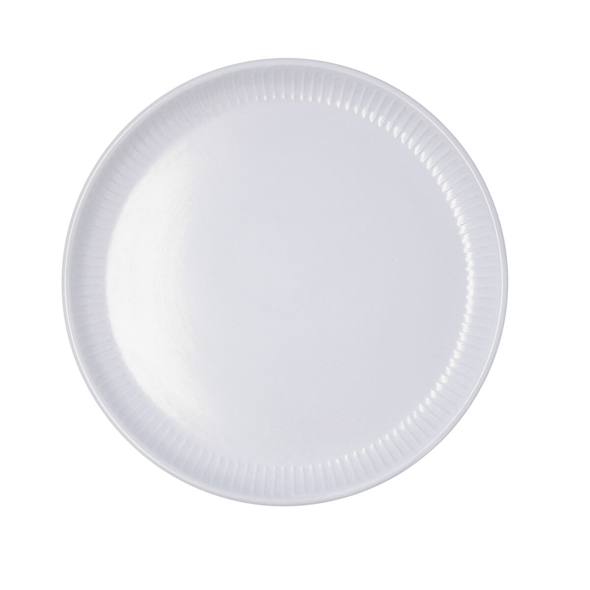 Plato Llano Bidasoa Moana Gris Cerámica Ø 26 cm (12 Unidades)