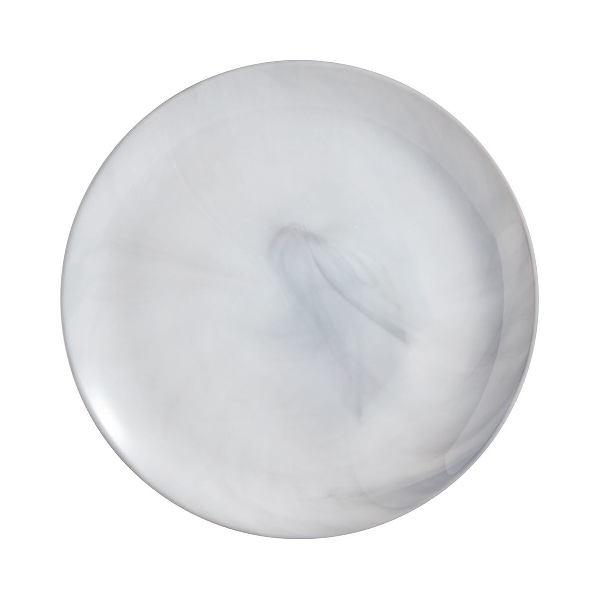 Plato Llano Luminarc Diwali Granit Marb Bicolor Vidrio Ø 25 cm (24 Unidades)