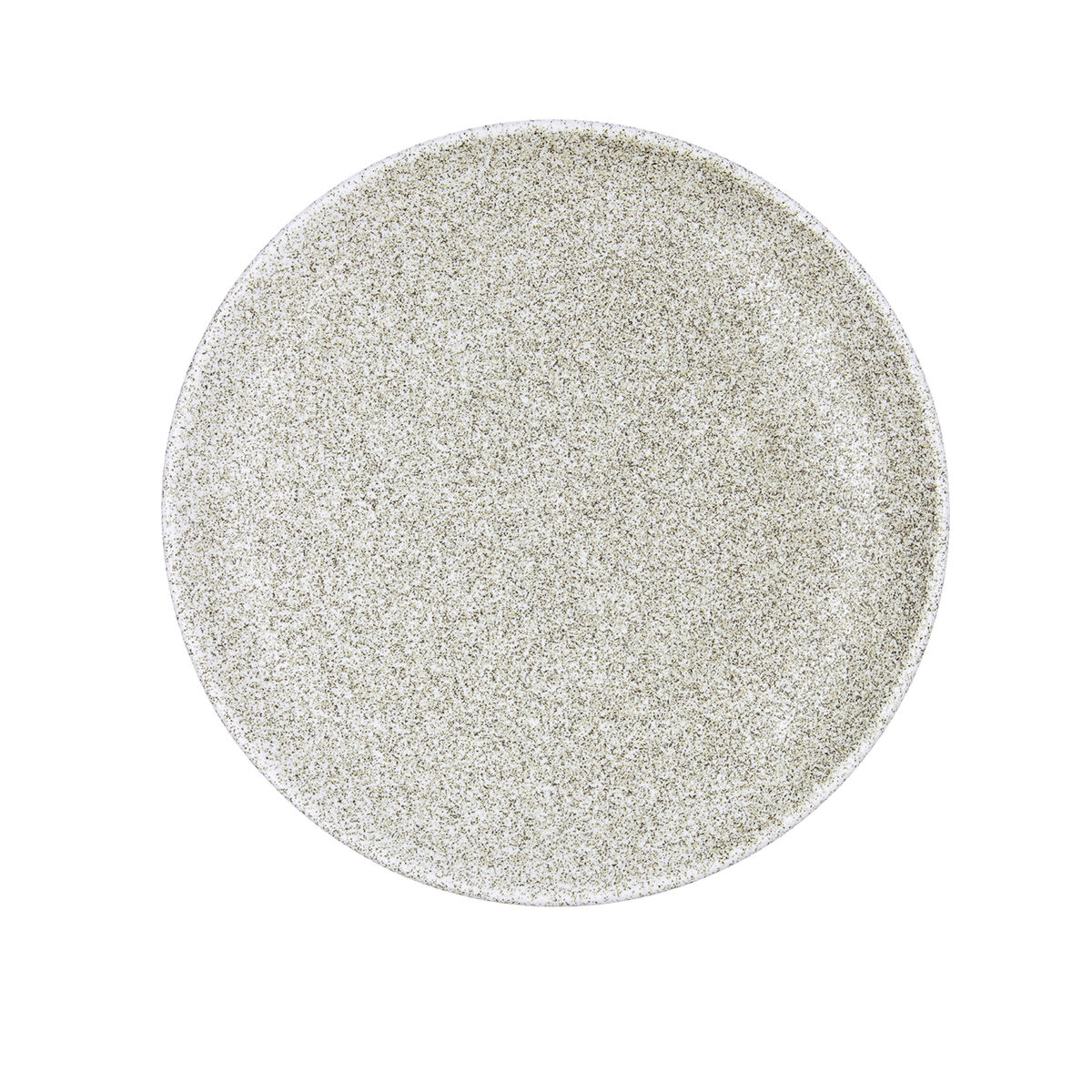 Plato Llano Bidasoa Element Hydrozero Beige Cerámica Ø 25 cm (6 Unidades)