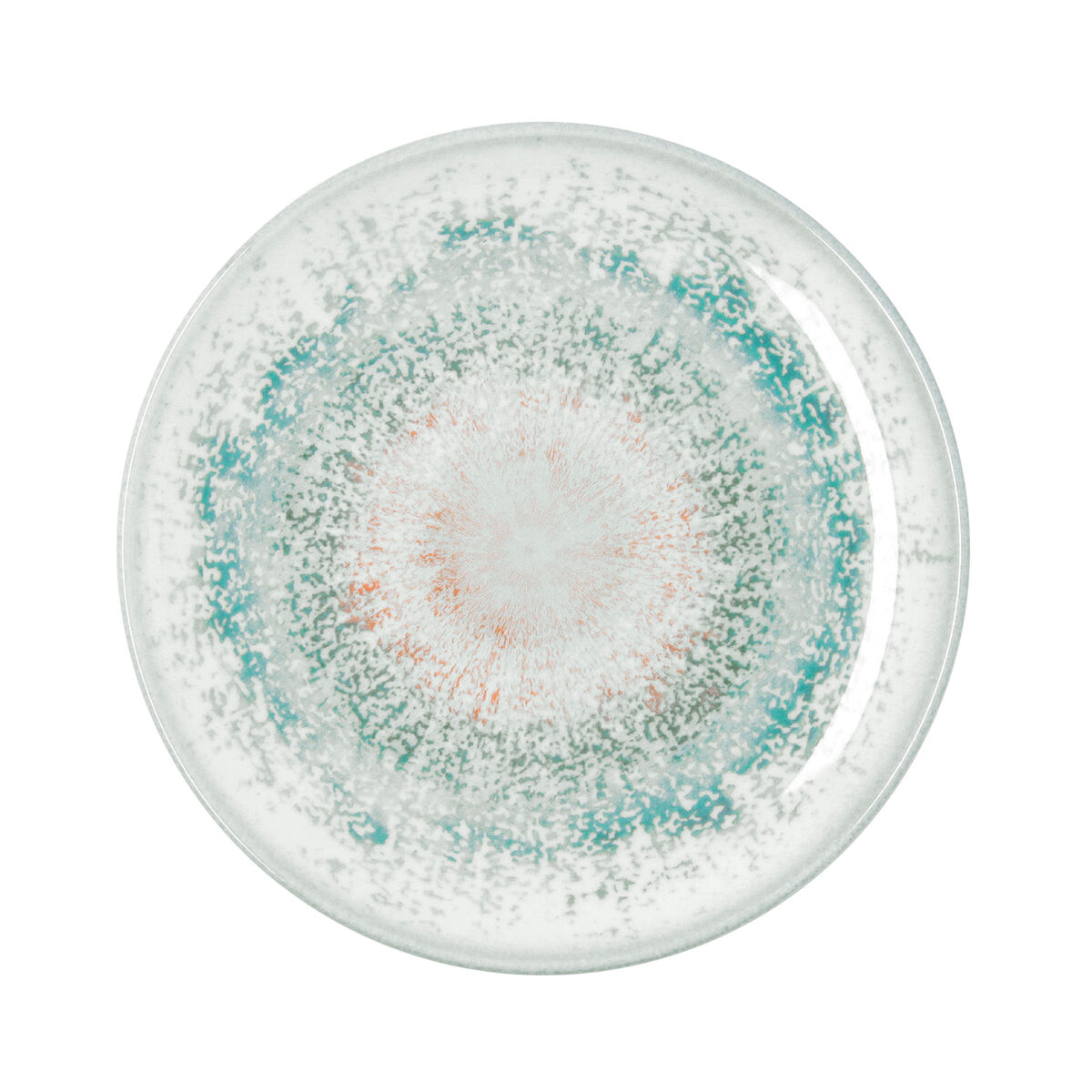 Plato Llano Bidasoa Kai Hydrozero Blanco Cerámica Ø 27 cm (6 Unidades)