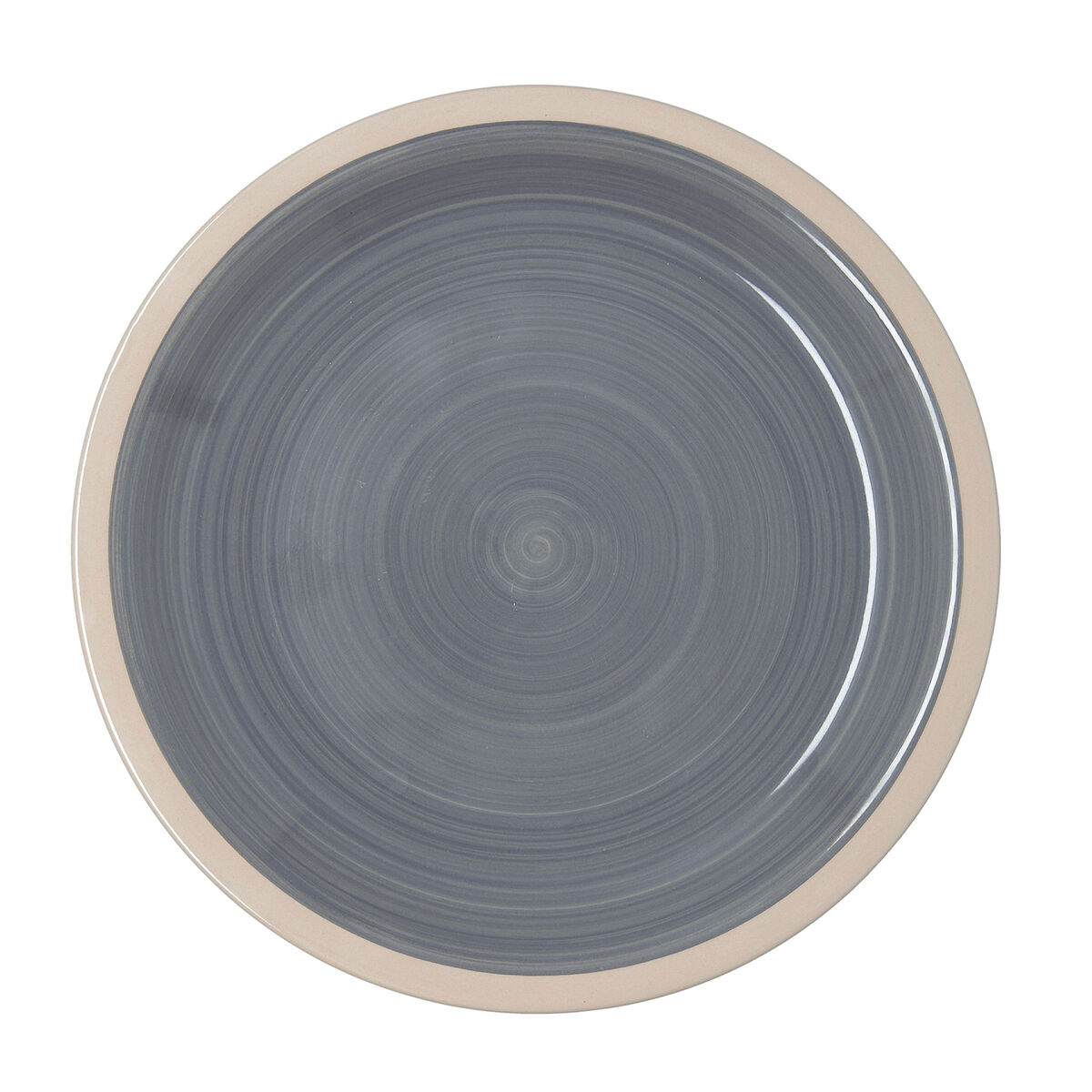 Plato Llano Quid Baltic Beige Cerámica Ø 27 cm (12 Unidades)