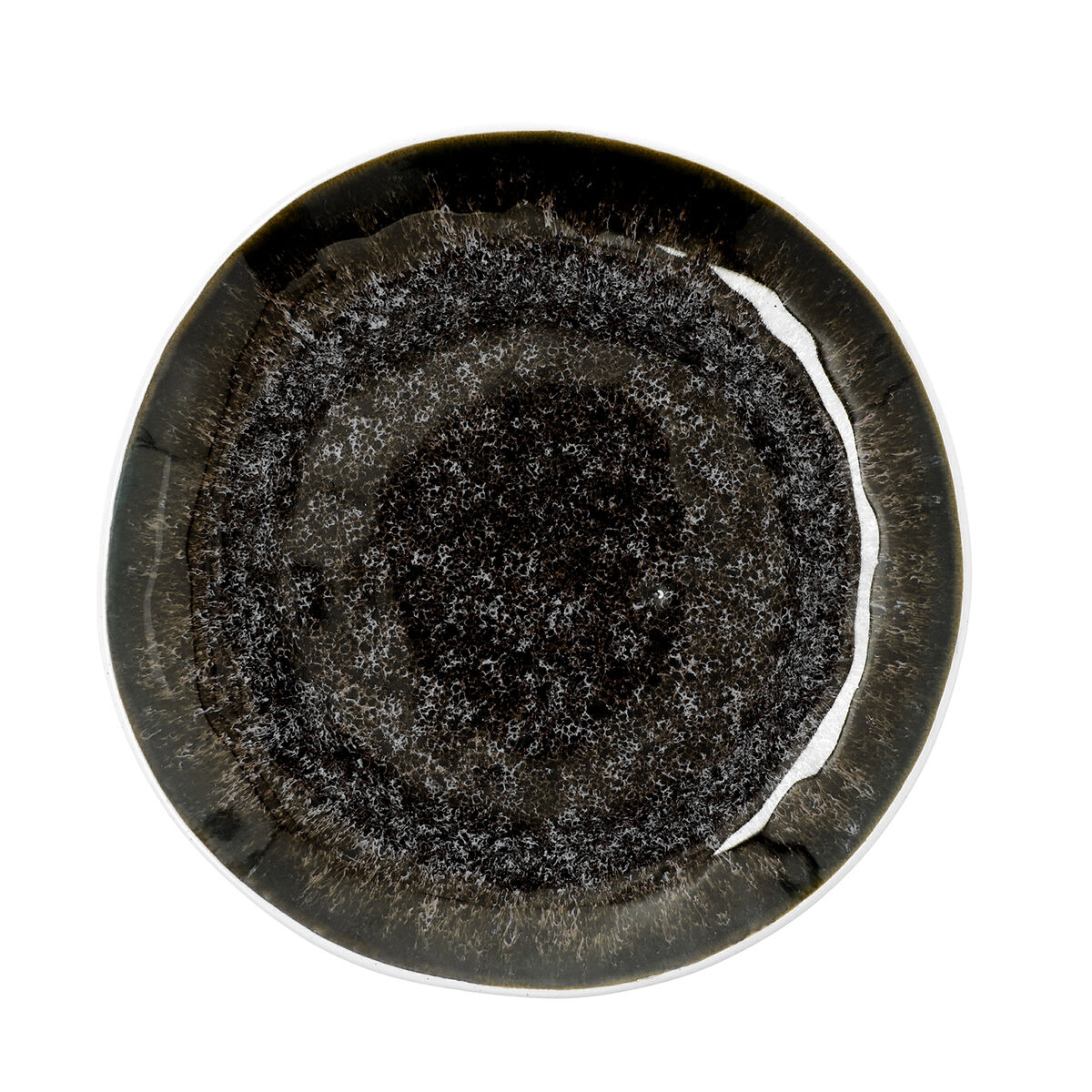 Plato Llano Bidasoa Elite Marrón Cerámica Ø 26,5 cm (6 Unidades)