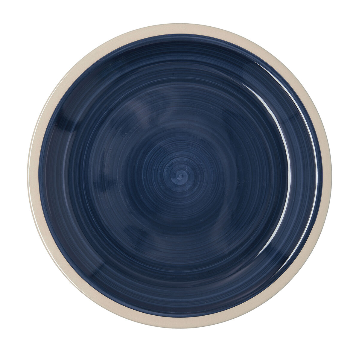 Plato Llano Quid Baltic Beige Cerámica Ø 27 cm (12 Unidades)