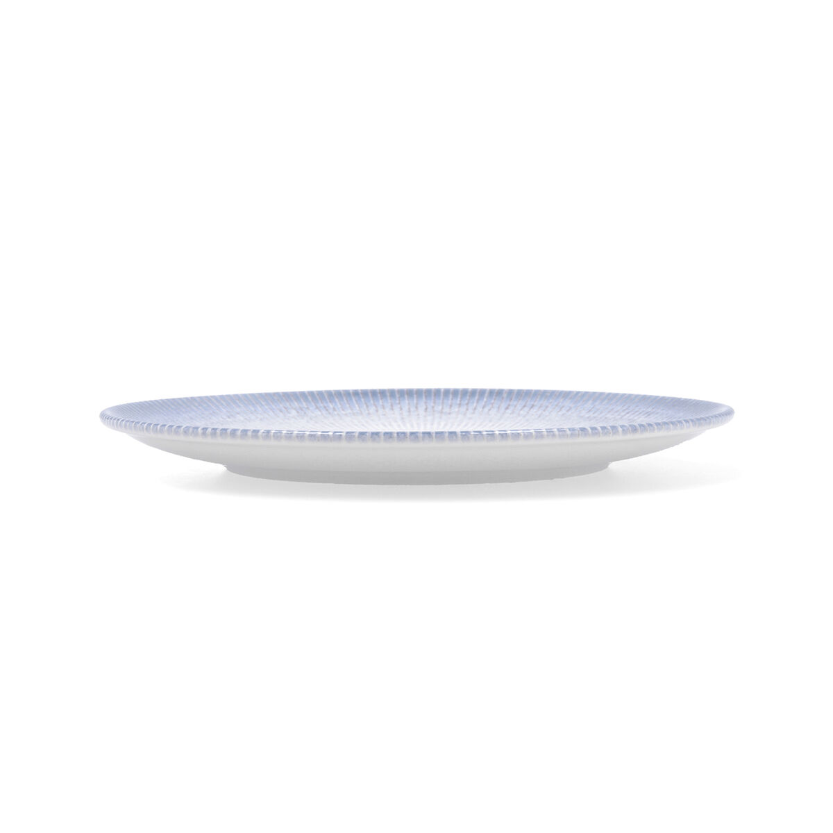 Plato Llano Bidasoa Lea Hydrozero Blanco Cerámica Ø 27 cm (6 Unidades)