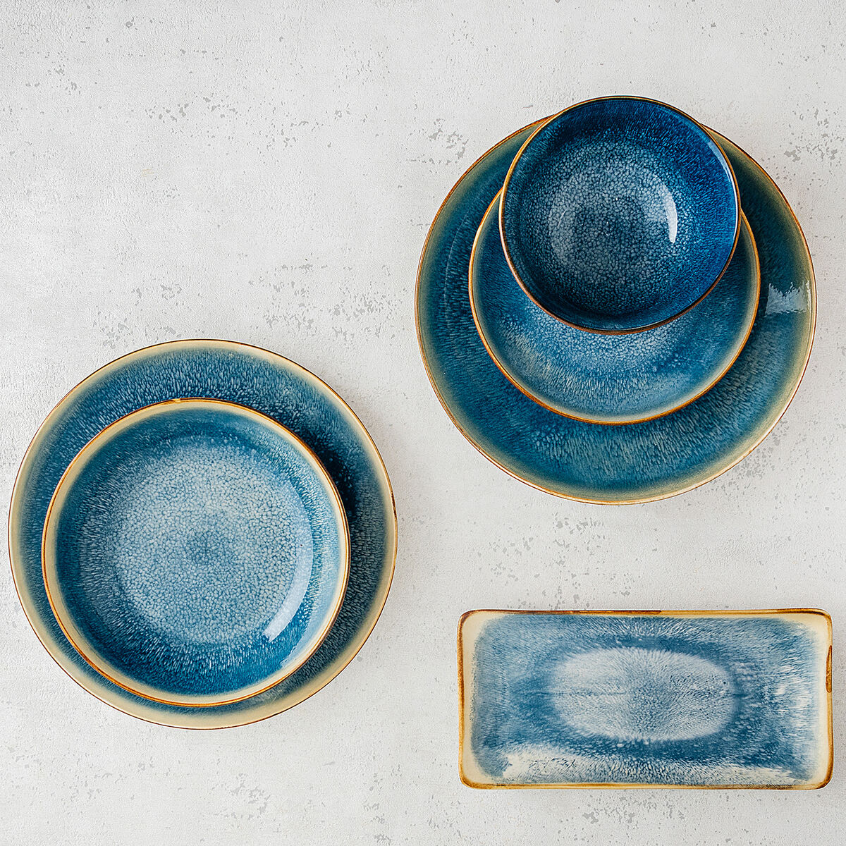 Plato Hondo Bidasoa Aura Blanco Cerámica Ø 20 cm (12 Unidades)