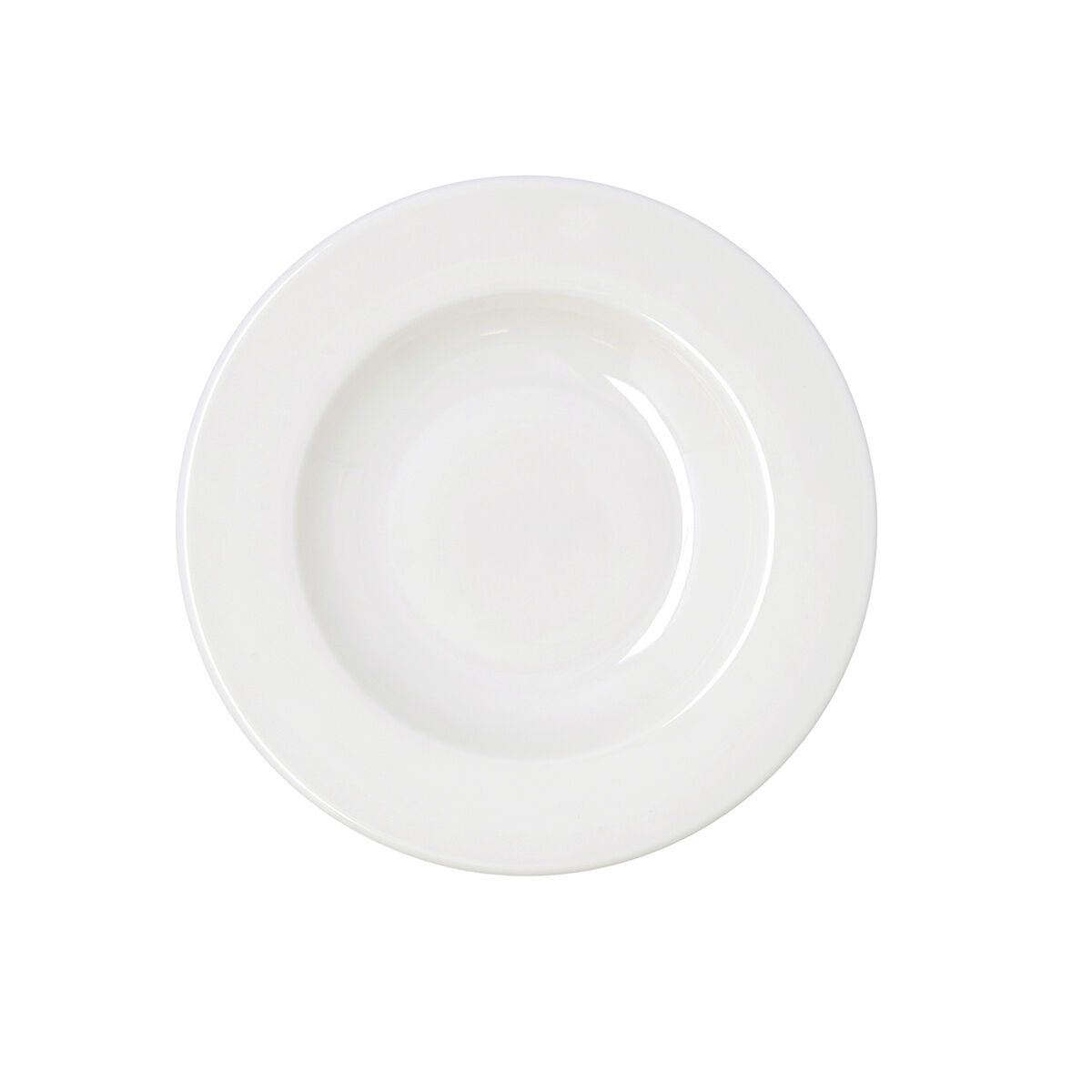 Plato Hondo Bidasoa Serenity Hydrozero Blanco Cerámica Ø 23 cm (6 Unidades)