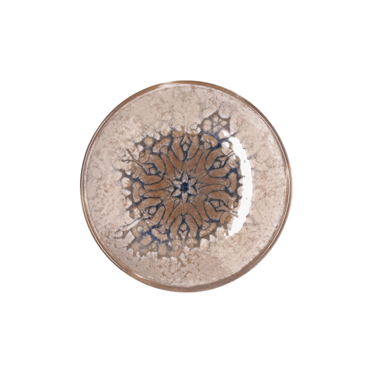 Plato Hondo Bidasoa Deneb Hydrozero Marrón Cerámica Ø 20 cm (6 Unidades)