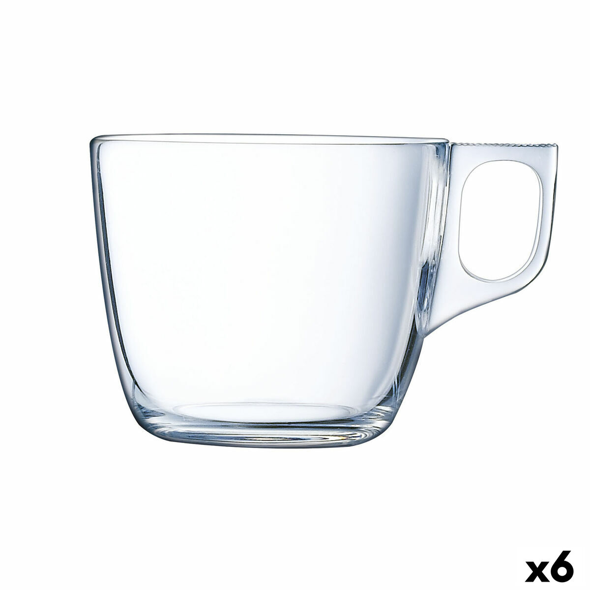 Taza de café y té Luminarc Nuevo Transparente Vidrio 220 ml (6 Unidades)