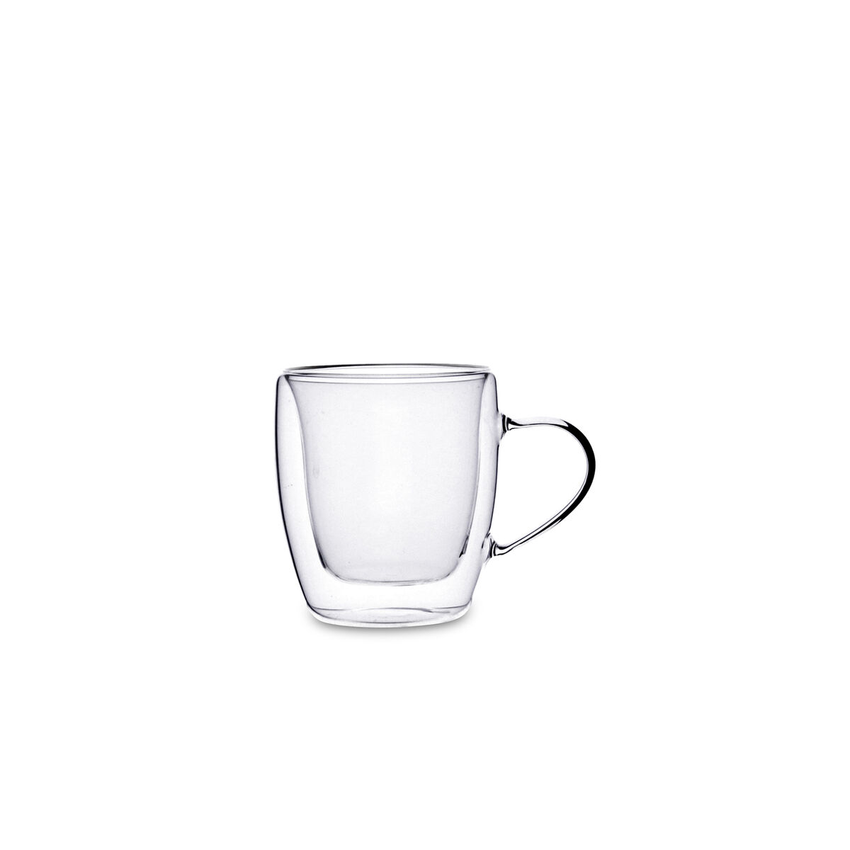 Taza de café y té Quid Serenia Transparente Vidrio 80 ml (6 Unidades)