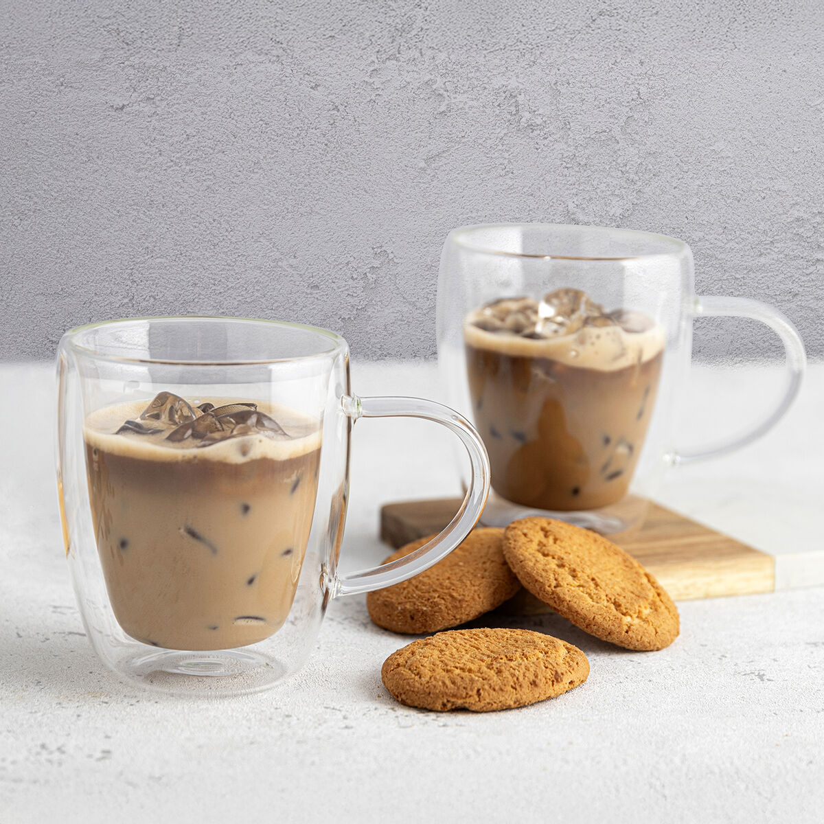 Taza de café y té Quid Serenia Transparente Vidrio 300 ml (6 Unidades)