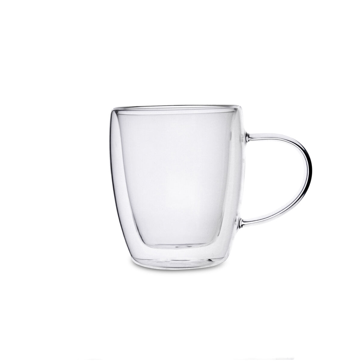 Taza de café y té Quid Serenia Transparente Vidrio 300 ml (6 Unidades)
