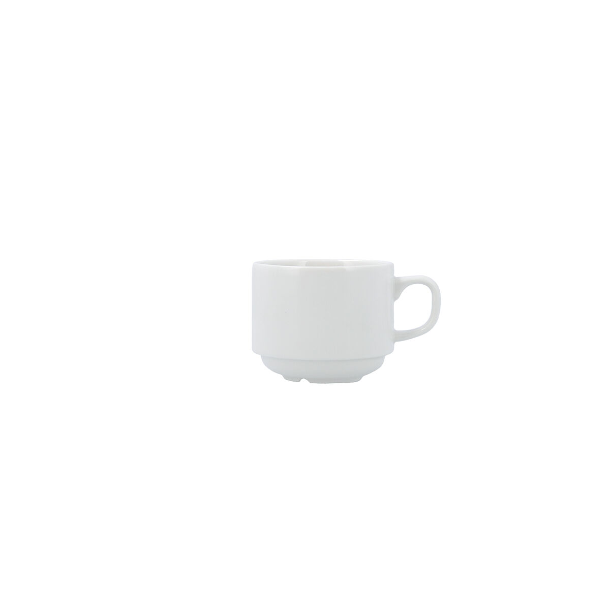 Taza de café y té Bidasoa Serenity Hydrozero Blanco Cerámica 200 ml (6 Unidades)
