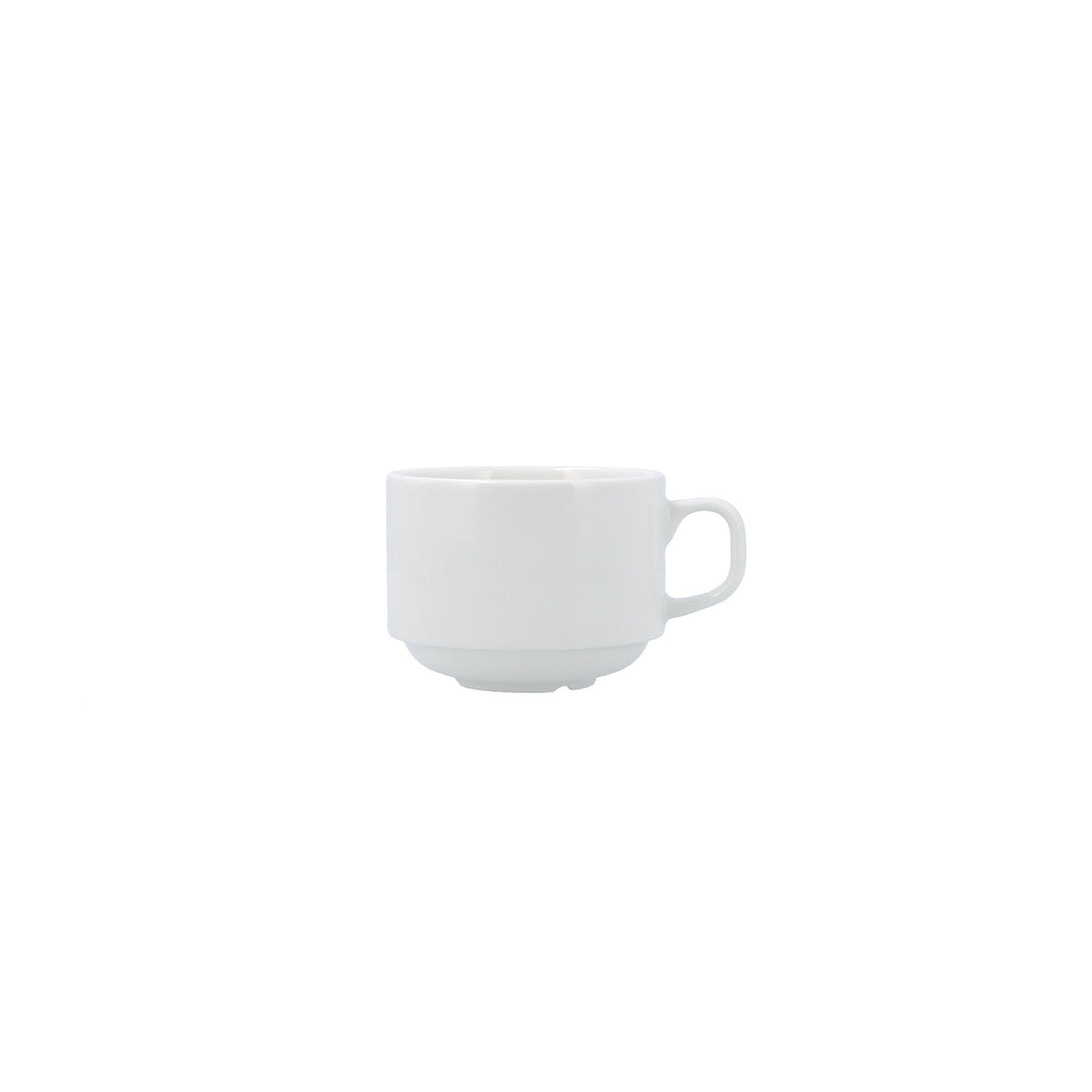 Taza de café y té Bidasoa Serenity Hydrozero Blanco Cerámica 230 ml (6 Unidades)
