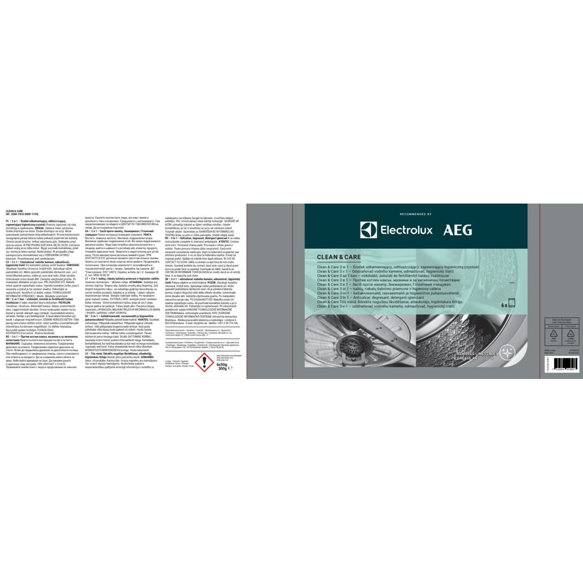 Líquido limpiador Electrolux M2GCP601