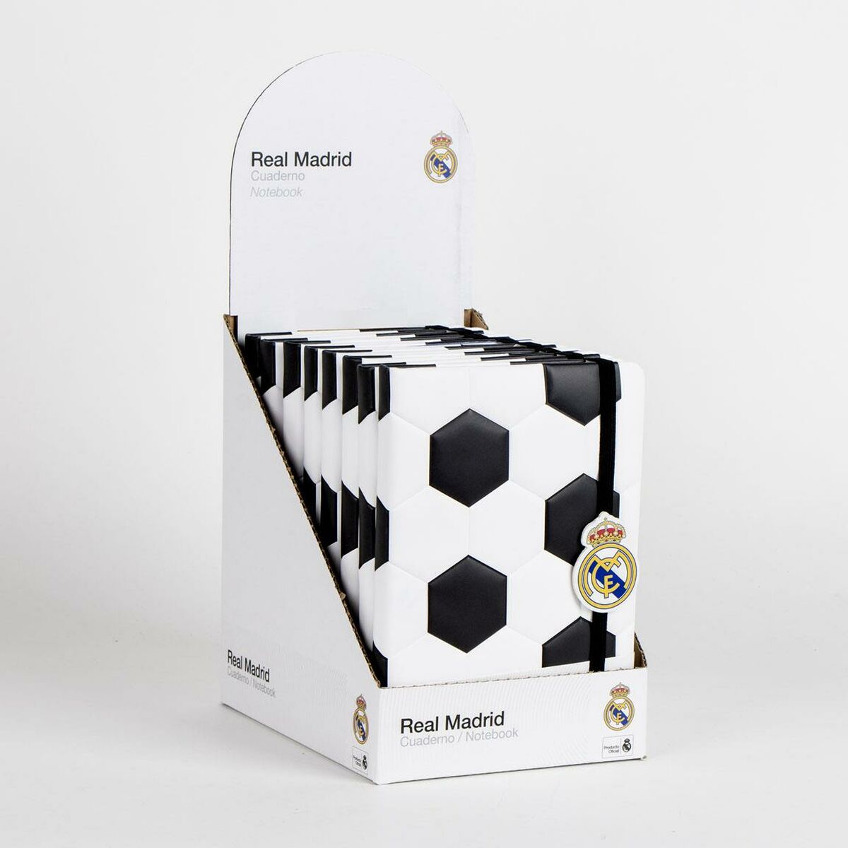 Cuaderno Real Madrid C.F. Blanco 15 x 21 x 2 cm