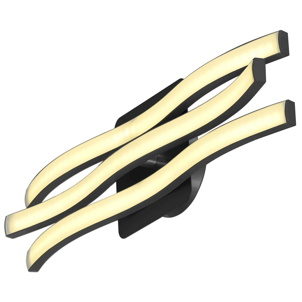 Aplique LED Activejet AJE-LOGAN Amarillo Negro Blanco Cálido 80 1500 lm 220-240 V (1 Pieza)