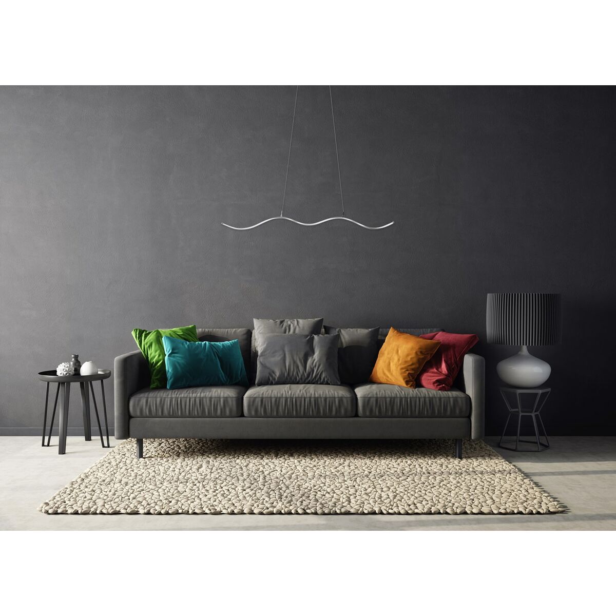 Lámpara de Techo Activejet AJE-SARA Plateado 80 Aluminio 11 W (Blanco Neutro) (4000 K)