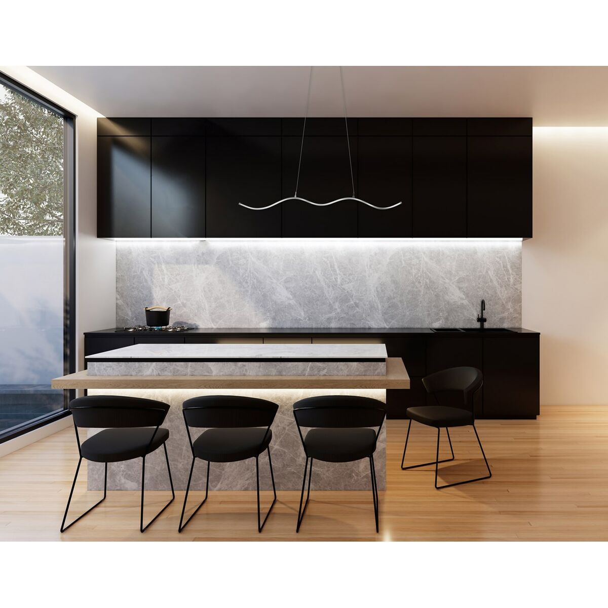 Lámpara de Techo Activejet AJE-SARA Plateado 80 Aluminio 11 W (Blanco Neutro) (4000 K)