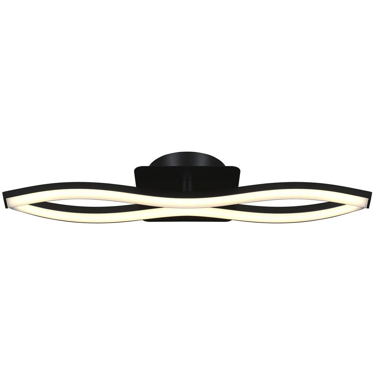 Aplique LED Activejet AJE-SALY Negro Blanco Cálido 80 1100 Lm 220-240 V (1 Pieza)