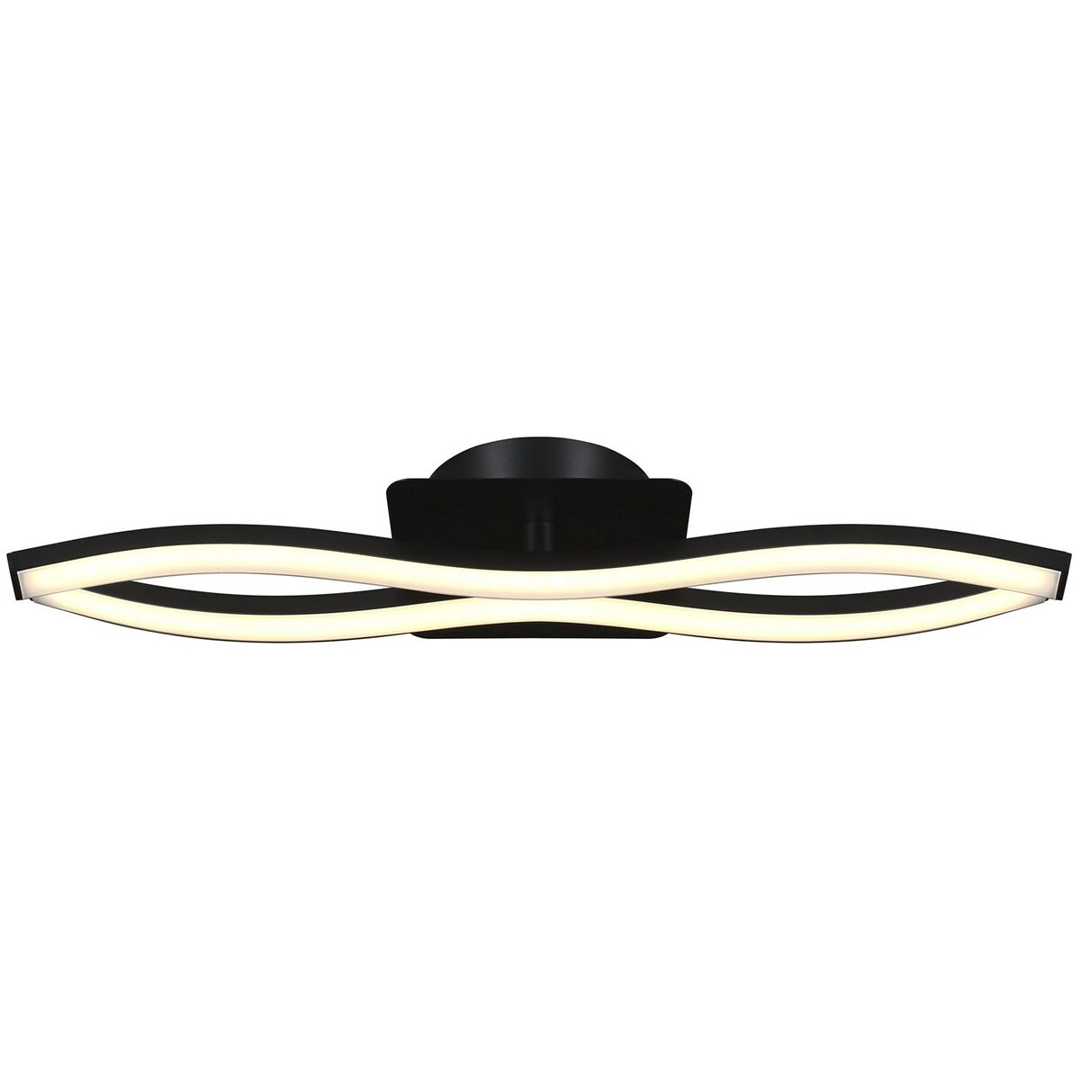 Aplique LED Activejet AJE-SALY Negro Blanco Cálido 80 1100 Lm 220-240 V (1 Pieza)