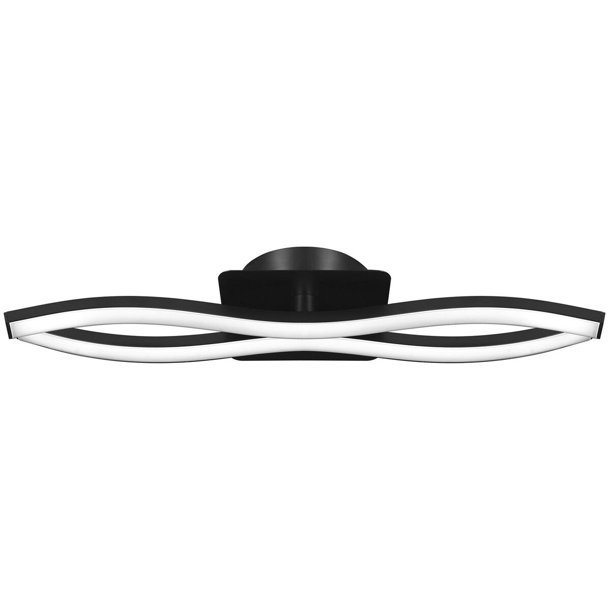 Aplique LED Activejet AJE-SALY Negro Blanco Cálido 80 1100 Lm 220-240 V (1 Pieza)