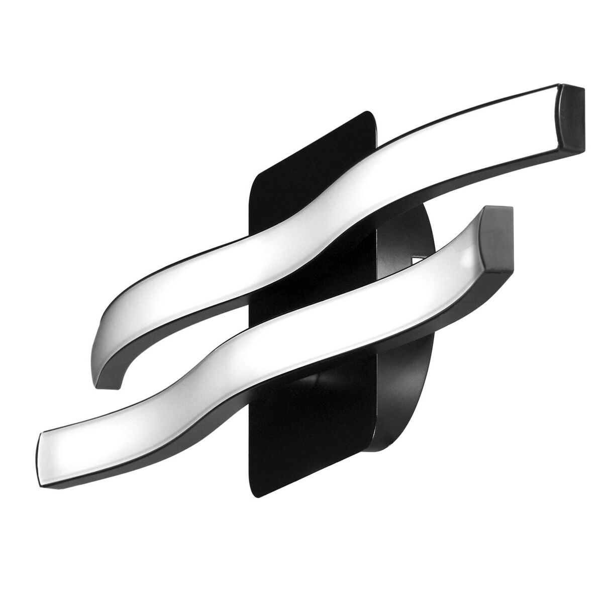 Aplique LED Activejet AJE-SALY Negro Blanco Cálido 80 1100 Lm 220-240 V (1 Pieza)