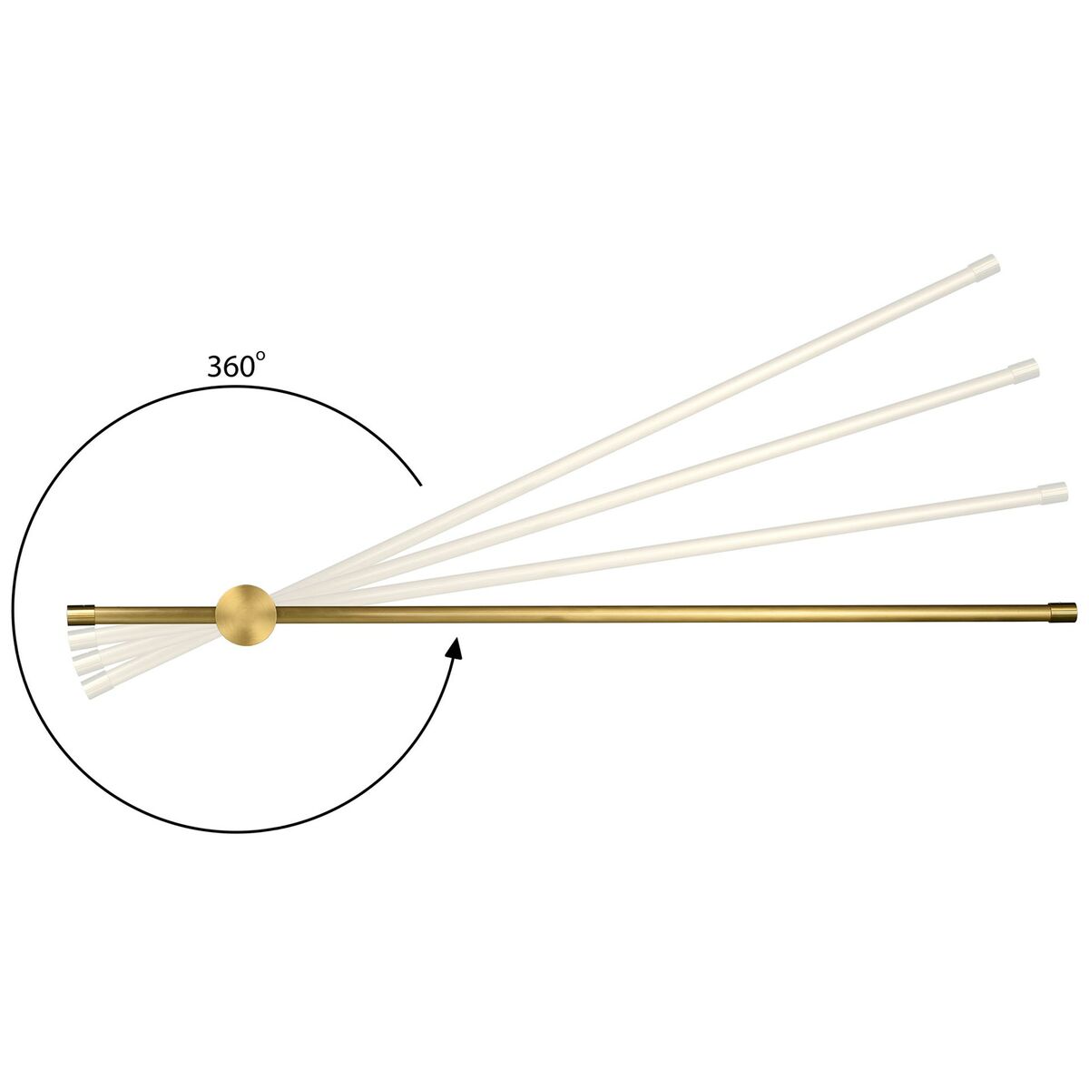 Aplique LED Activejet AJE-HILTON WW 80 555 lm 9 W (1 Pieza)