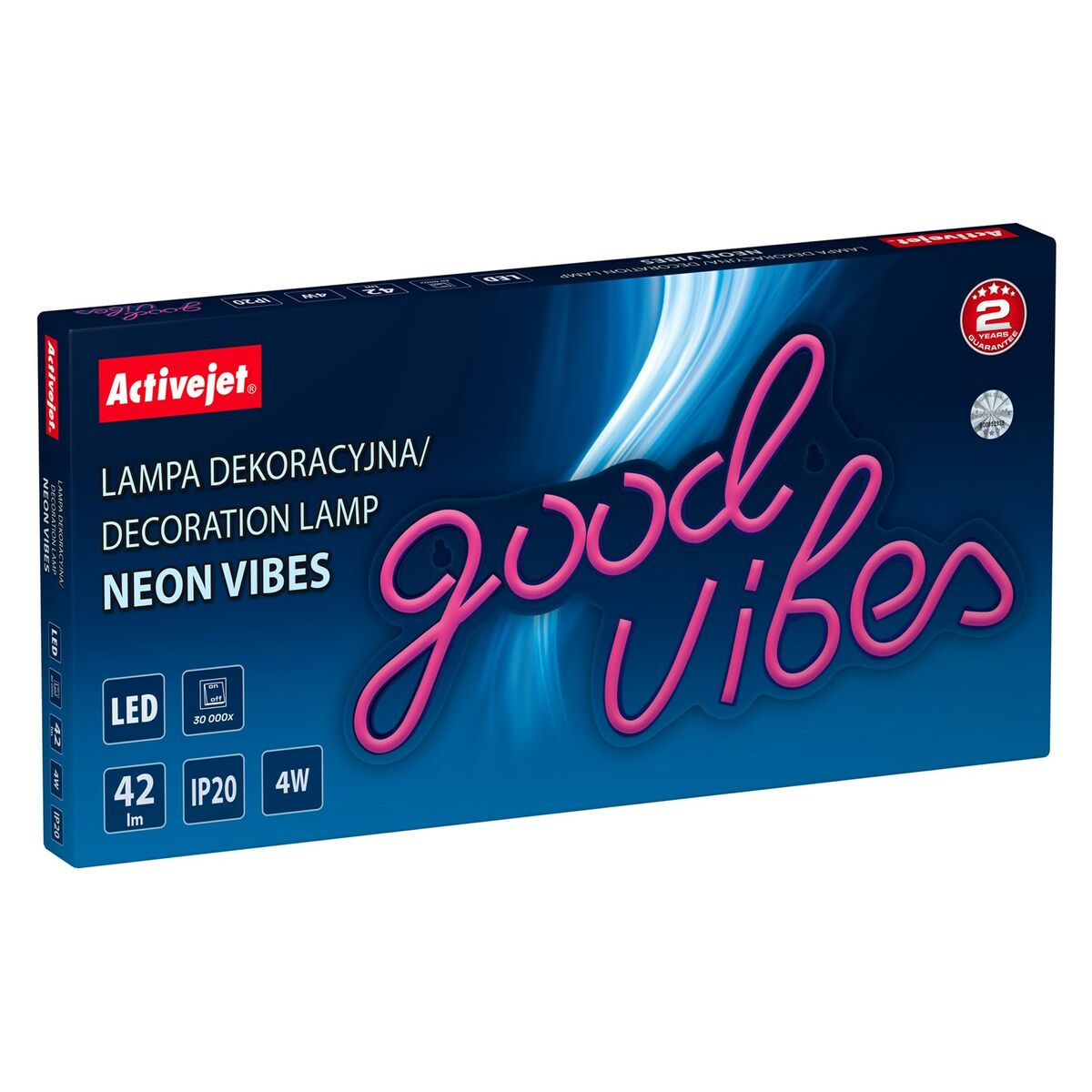 Letrero Neón Activejet AJE-NEON VIBES Multicolor (1 Pieza)