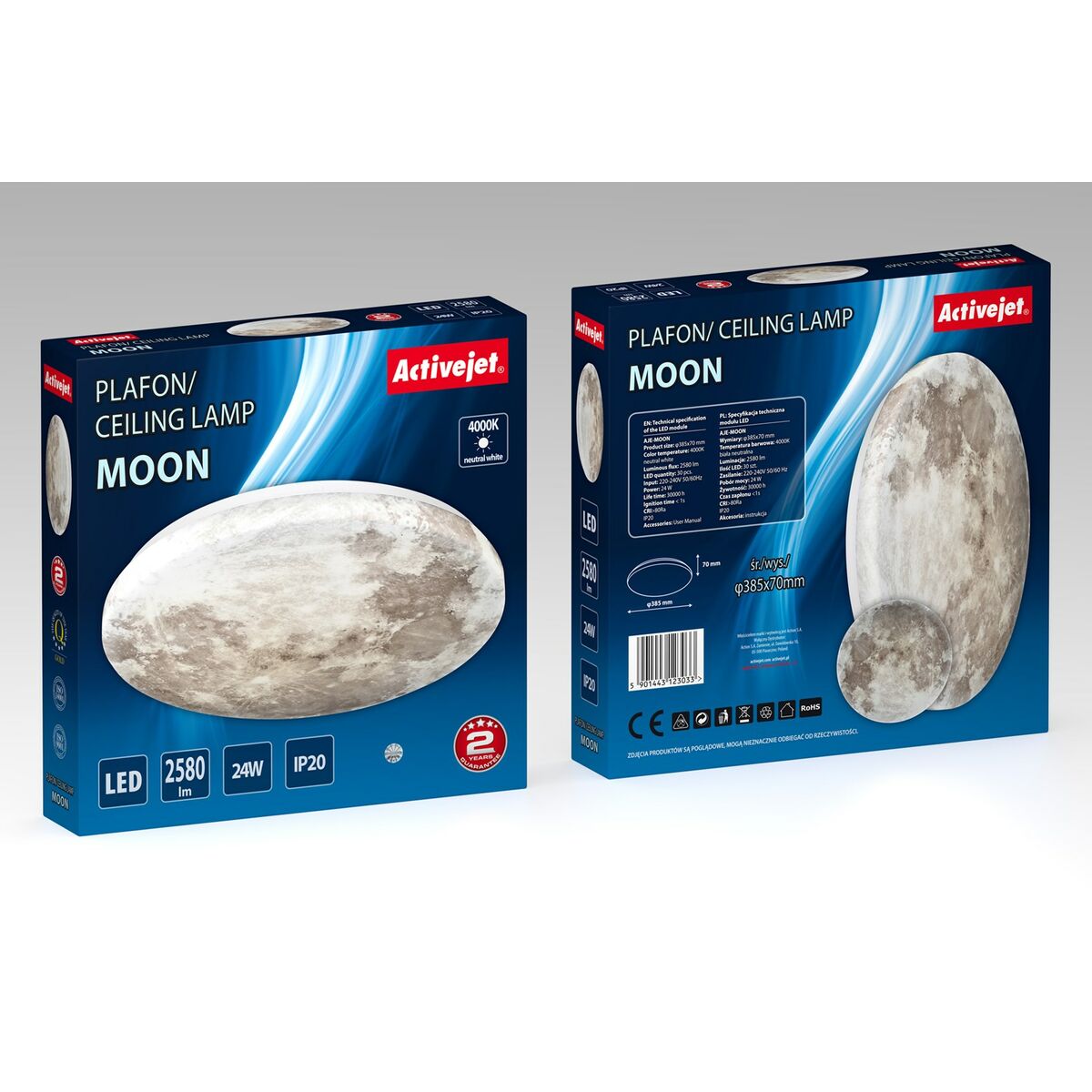 Plafón Activejet AJE-MOON 24W 24 W 1920 lm (4000 K)