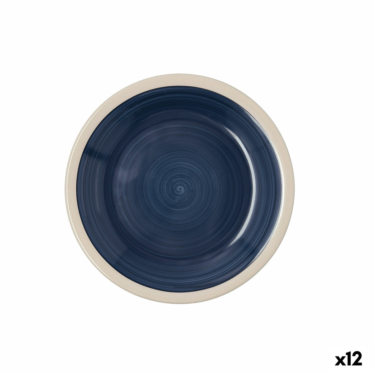 Plato de Postre Quid Baltic Beige Cerámica Ø 19 cm (12 Unidades)