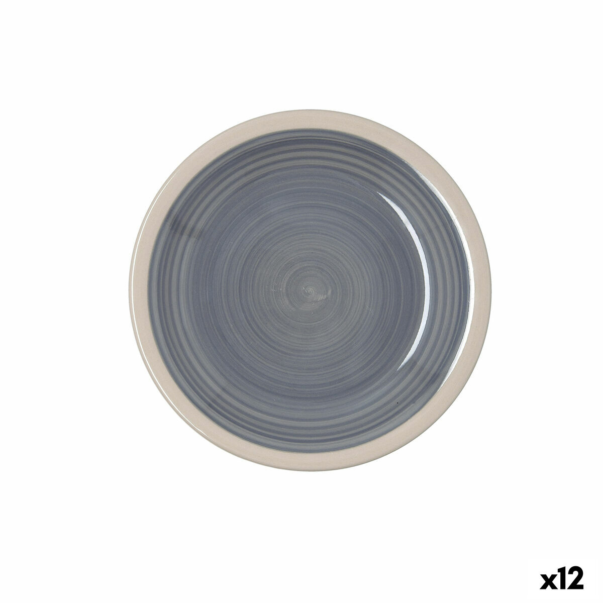 Plato de Postre Quid Baltic Beige Cerámica Ø 19 cm (12 Unidades)