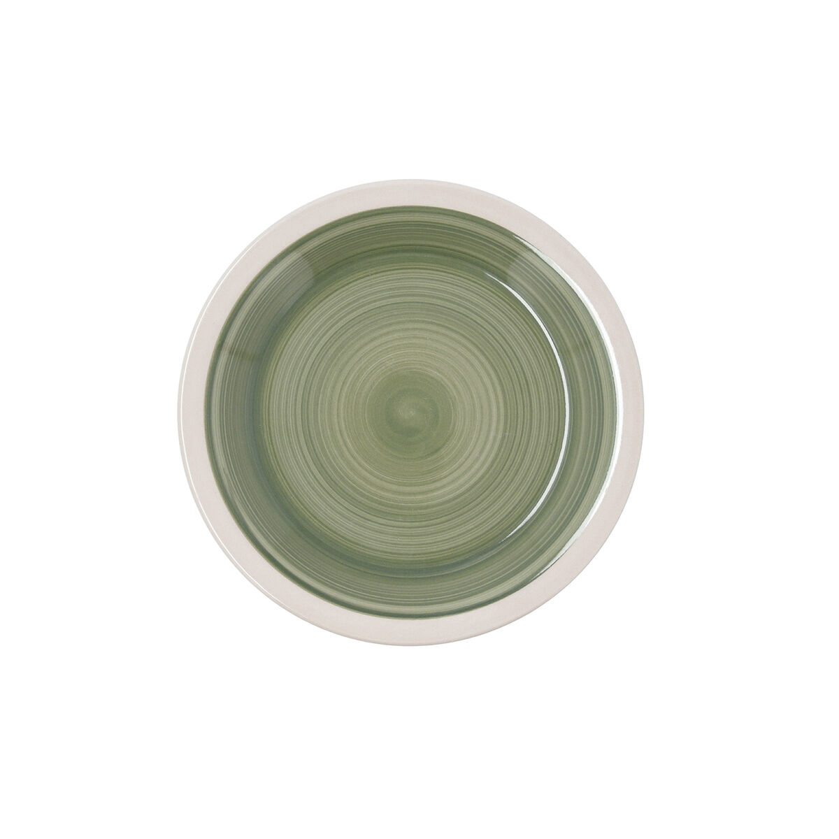 Plato de Postre Quid Calypso Verde Cerámica Ø 19 cm (12 Unidades)