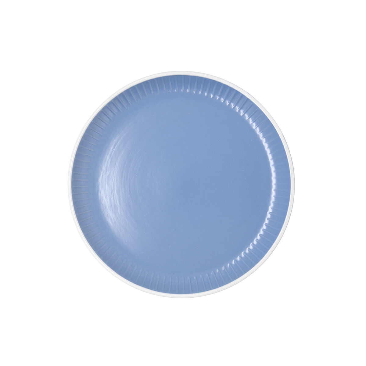 Plato de Postre Bidasoa Moana Azul Cerámica Ø 21,5 cm (12 Unidades)