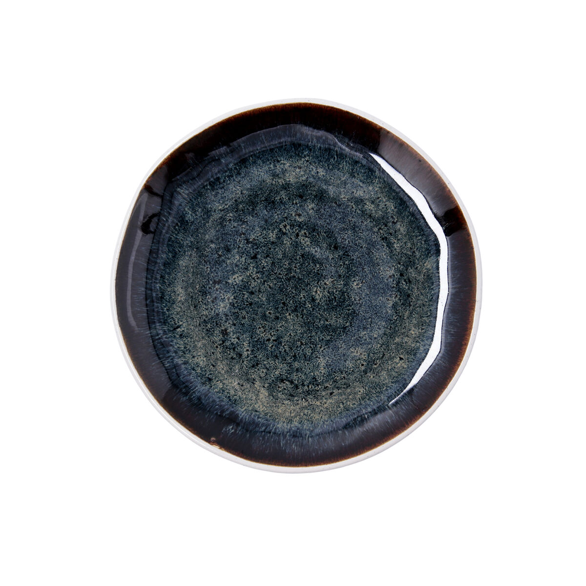 Plato de Postre Bidasoa Elite Marrón Cerámica Ø 20 cm (6 Unidades)