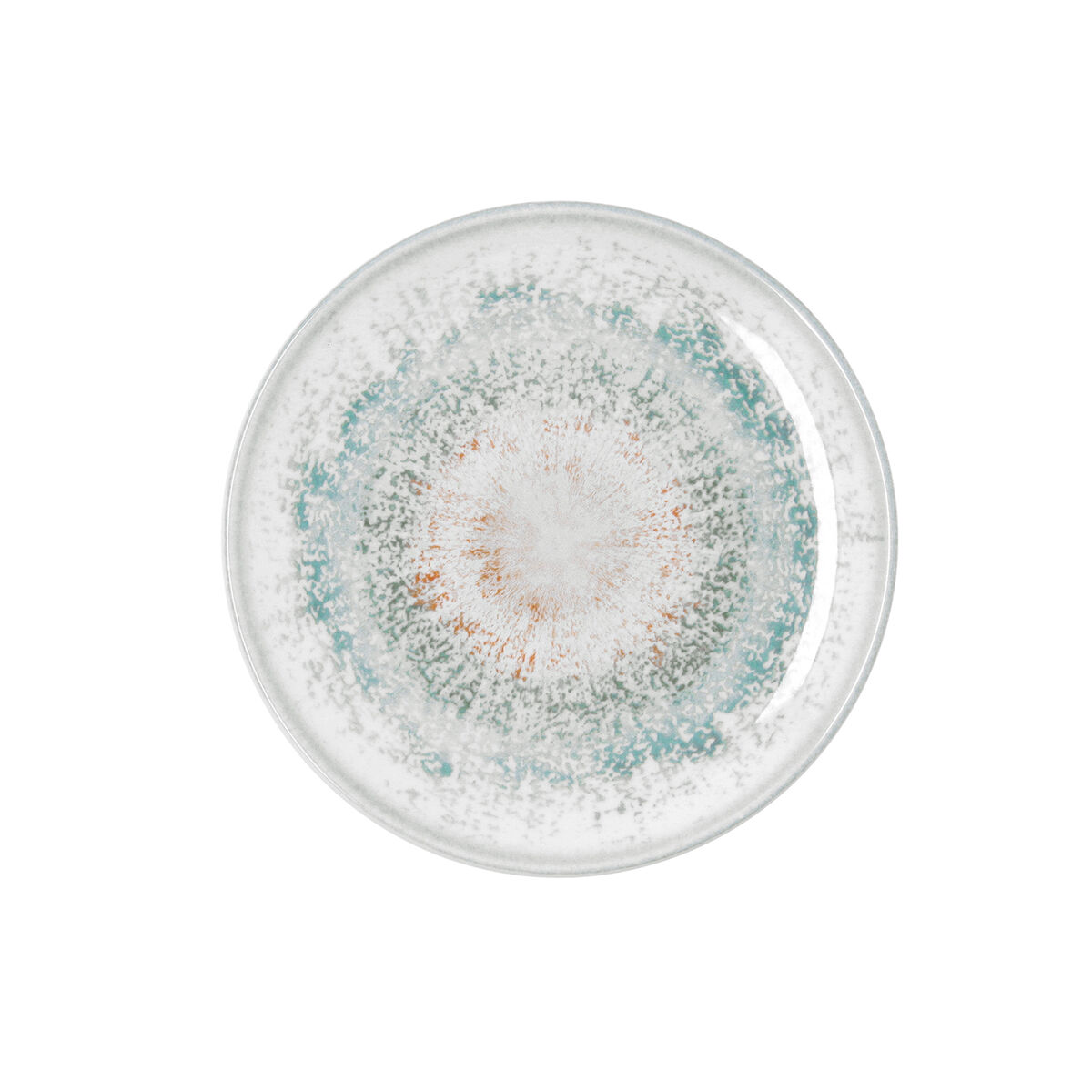 Plato de Postre Bidasoa Kai Hydrozero Blanco Cerámica Ø 21 cm (6 Unidades)