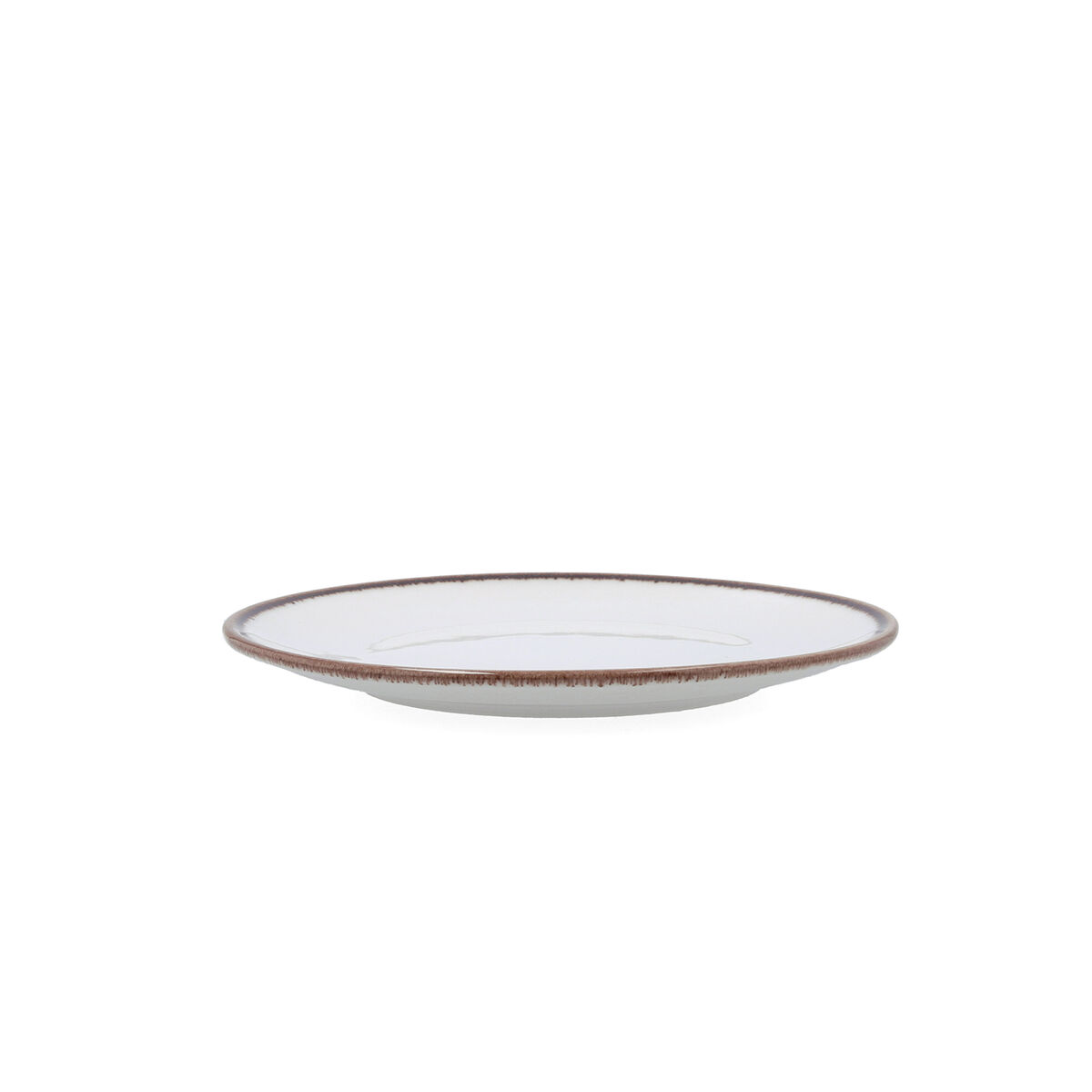 Plato de Postre Bidasoa Orion Hydrozero Blanco Cerámica Ø 21 cm (6 Unidades)