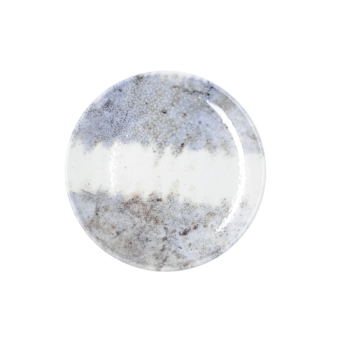 Plato de Postre Bidasoa Polaris Hydrozero Beige Cerámica Ø 21 cm (6 Unidades)