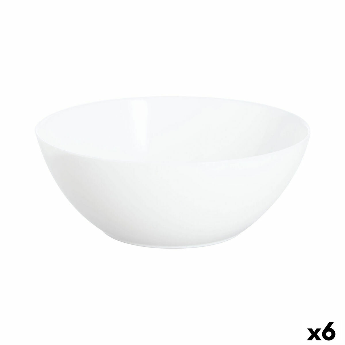 Ensaladera Luminarc Apy Blanco Vidrio Ø 21 cm (6 Unidades)