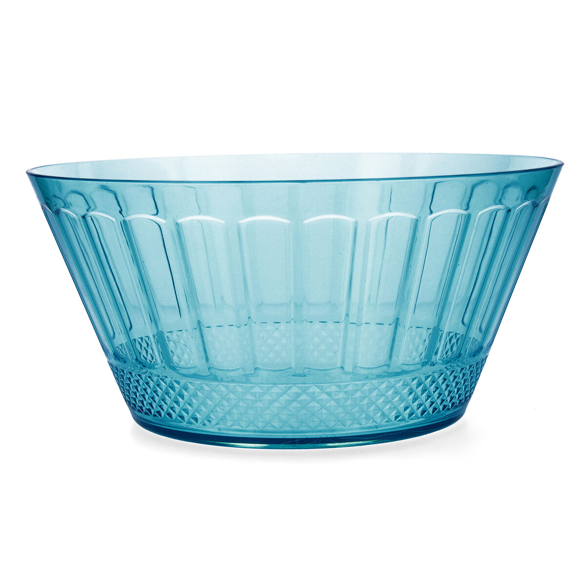 Ensaladera Quid Gaia Turquesa Plástico Ø 25 cm (12 Unidades)