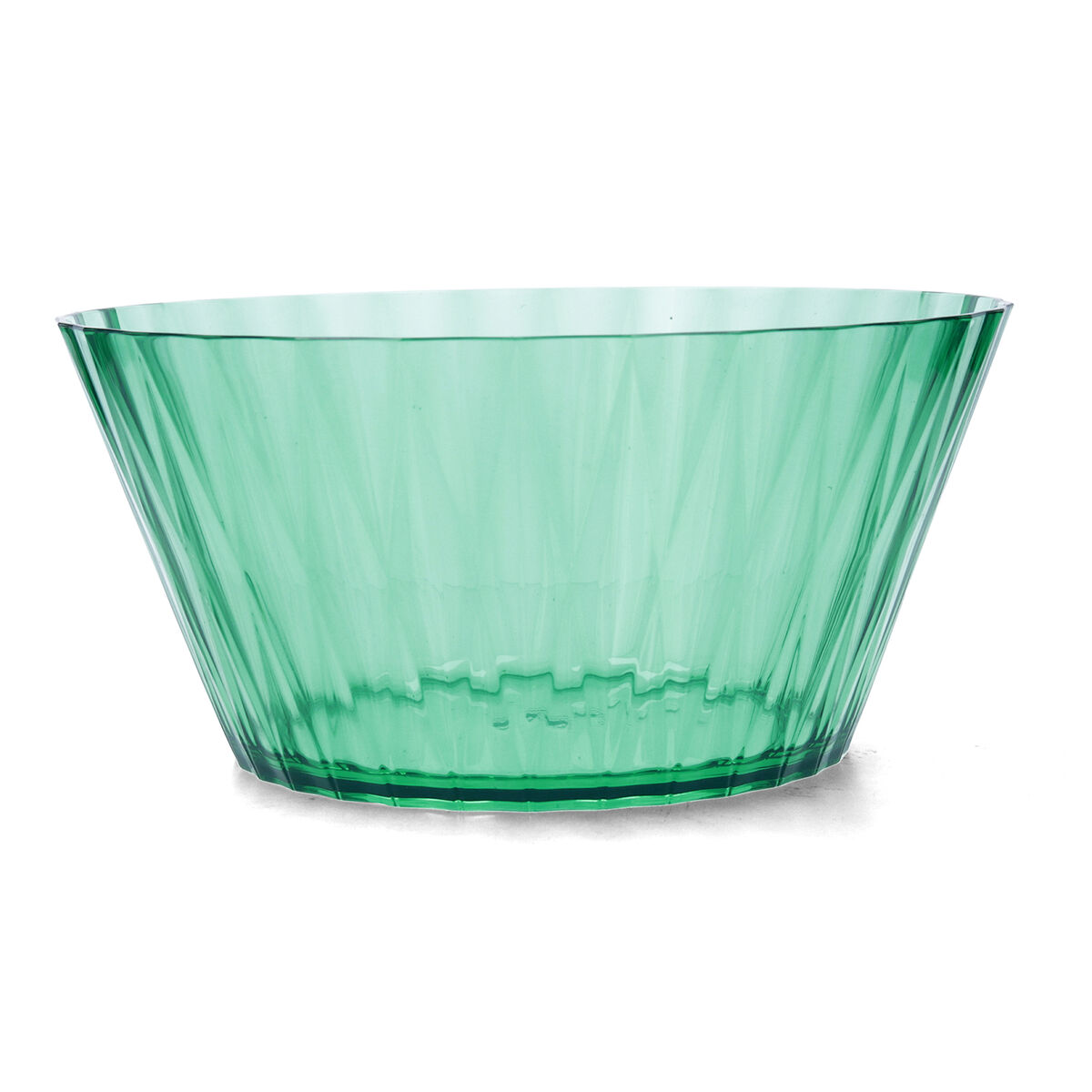 Ensaladera Quid Iris Verde Plástico Ø 25 cm (12 Unidades)