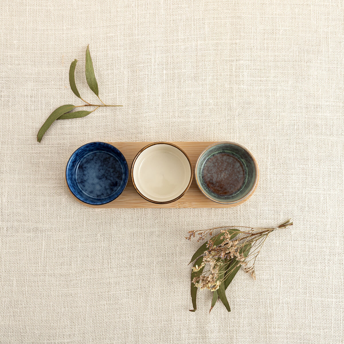 Set de Aperitivo Bidasoa Moana Multicolor Cerámica 29 x 10 x 4,5 cm 4 Piezas (12 Unidades)