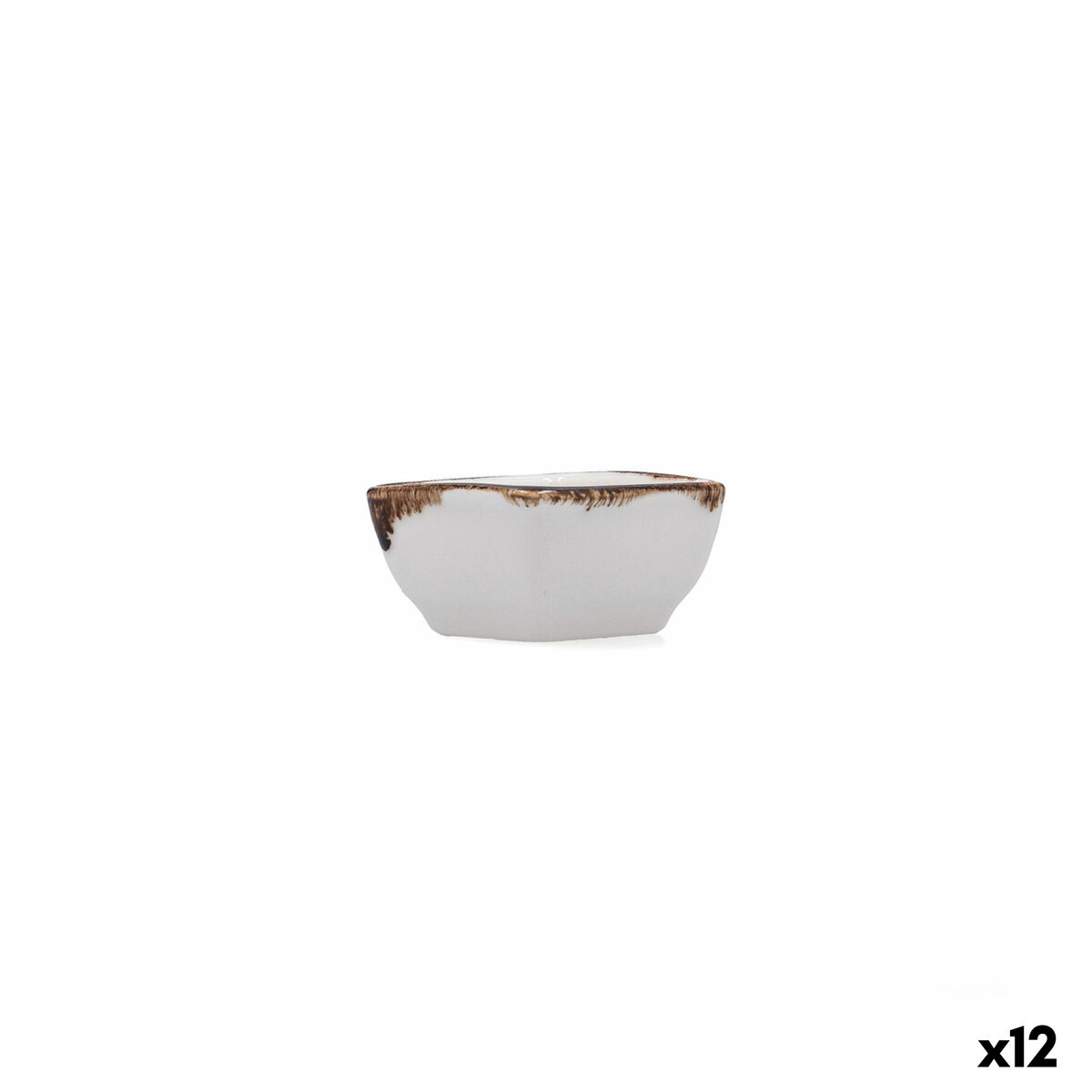 Bol para Aperitivos Bidasoa Orion Hydrozero Blanco Cerámica 8 x 8,5 cm (12 Unidades)