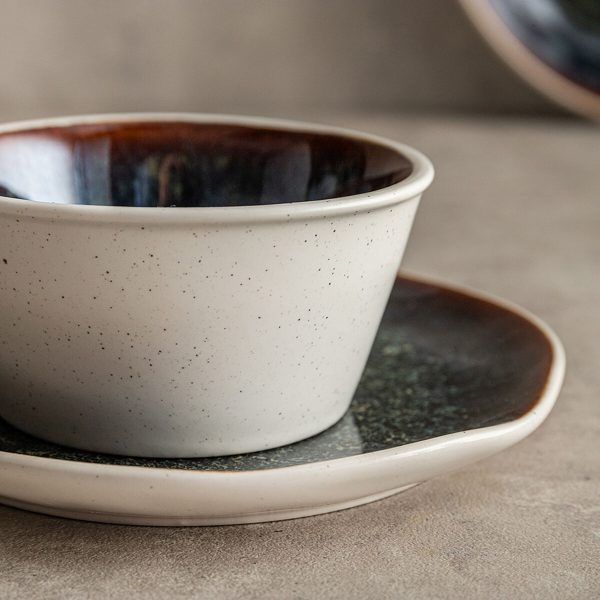 Bol para Aperitivos Bidasoa Elite Marrón Cerámica 10,5 X 5,5 CM (6 Unidades)