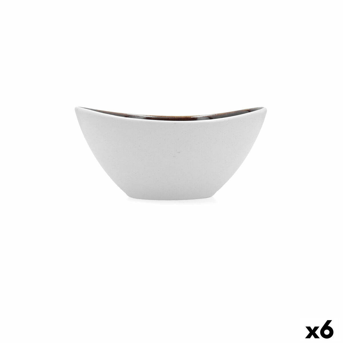 Bol para Aperitivos Bidasoa Elite Marrón Cerámica 16,5 x 14 x 7,7 cm (6 Unidades)