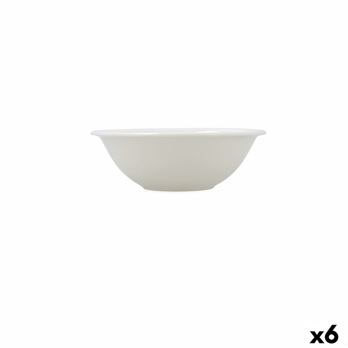 Bol para Aperitivos Bidasoa Harmony Hydrozero Blanco Cerámica (6 Unidades)