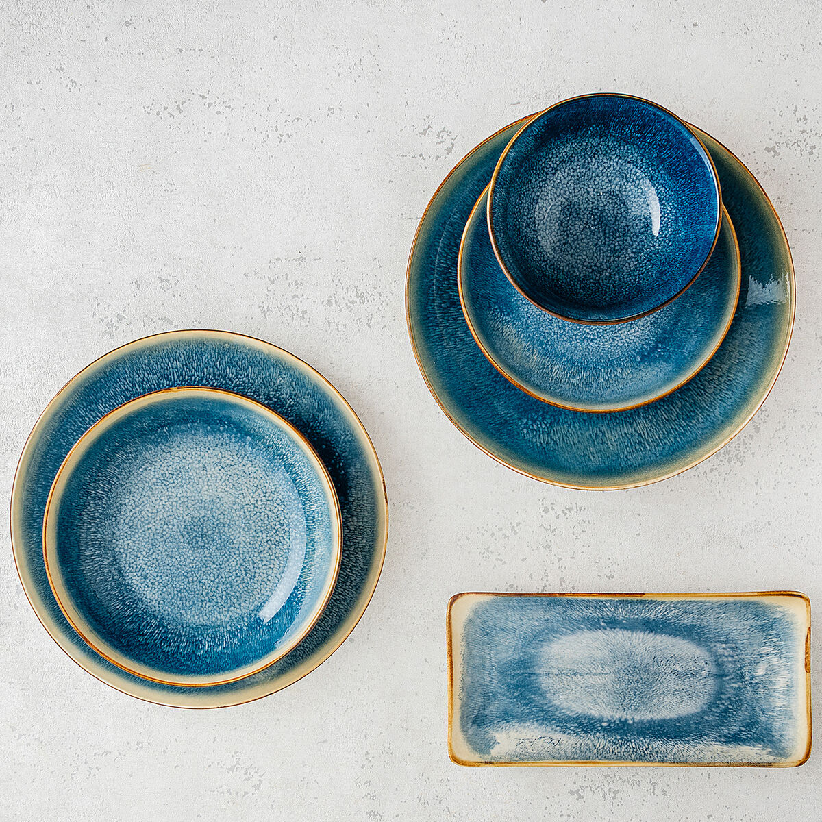 Bol para Aperitivos Bidasoa Aura Blanco Cerámica (6 Unidades)