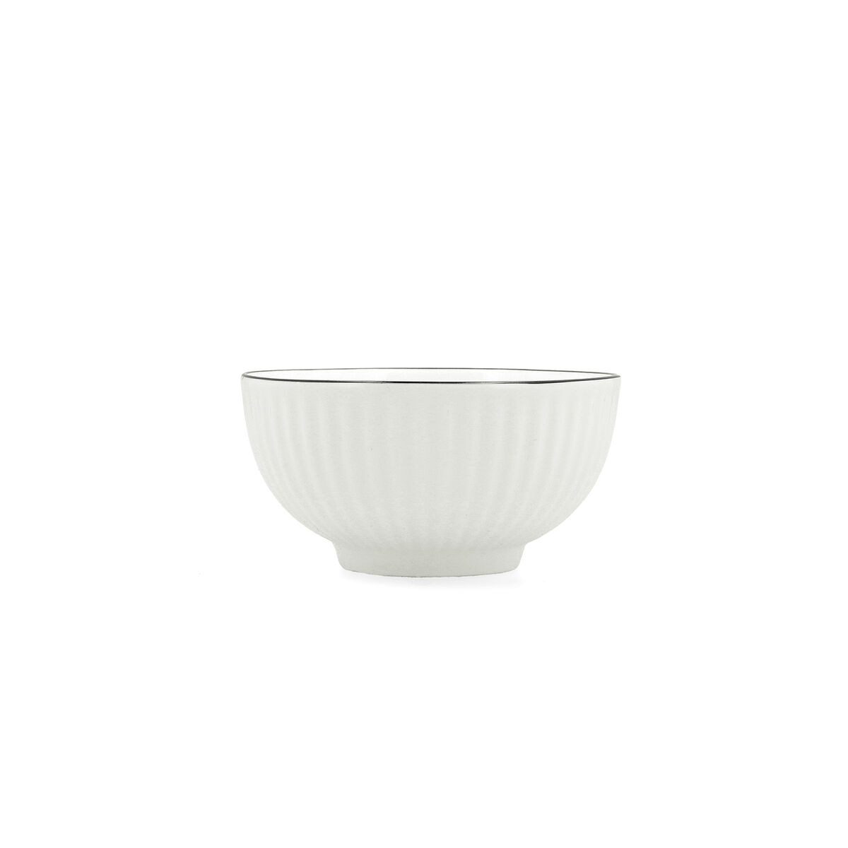 Bol para Aperitivos Quid Gastro Black Blanco Negro Cerámica (12 Unidades)